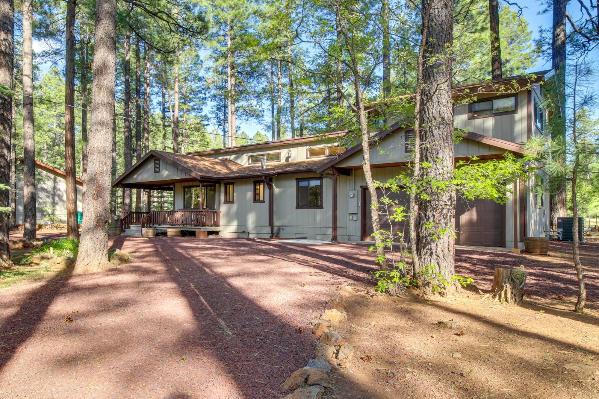 Indian Pine Peaceful Pinetop Cabin With Deck And Fire Pit!ヴィラ エクステリア 写真